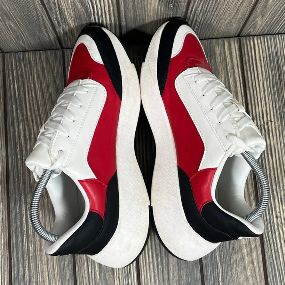 Circus Sam Edelman Women Georgina Fashion Sneakers Shoes Red White Blue Sz 9 - Picture 5 of 9